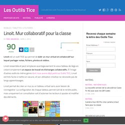 Linoit. Mur collaboratif pour la classe