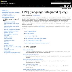 LINQ (Language-Integrated Query)