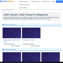 LINQ Tutorial For Beginners