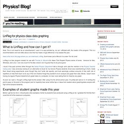 LinReg for physics class data graphing « Physics! Blog!