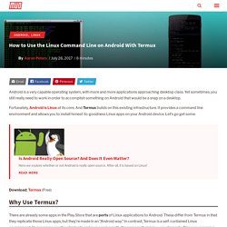How to Use the Linux Command Line on Android With Termux