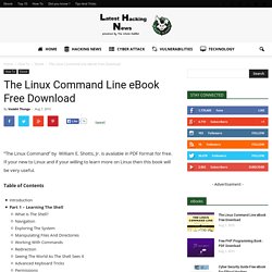 The Linux Command Line eBook Free Download