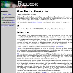 Linux Firewall Construction
