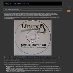 linux kernel monkey log