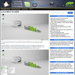 Linux Mint 12 LXDE