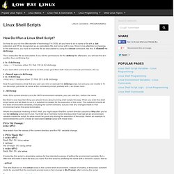 Shell Scripts - Learn Linux