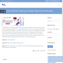 Best Linux RHCSA Training in Noida