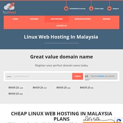 Linux web hosting in Malaysia -