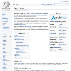 Arch Linux - Wikipedia en