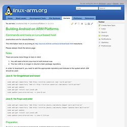LinuxAndroidPlatform < LinuxKernel < Foswiki