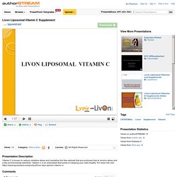 Livon Liposomal Vitamin C Supplement