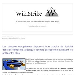 Vers une crise de liquidité en Europe ? - wikistrike.over-blog.com