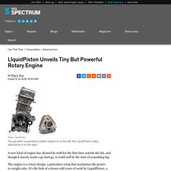LIquidPiston Unveils Tiny But Powerful Rotary Engine