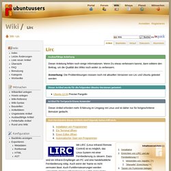 Lirc › Wiki › ubuntuusers.de
