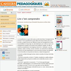 Lire c’est comprendre