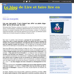 Lire aux tout-petits - Le blog de Lire et faire lire en Vendée