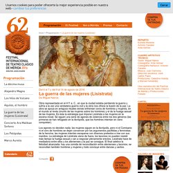 La guerra de las mujeres (Lisístrata) - Festival Internacional de Teatro Clásico de Mérida