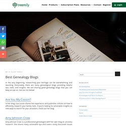 A List of Best Genealogy Blogs - 2020