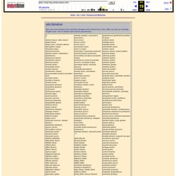 English Latin Derivatives 79