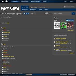 List of Midwest rappers - Rap Wiki