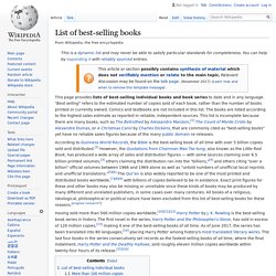 List of best-selling books