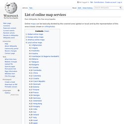 List of online map services - Wikipedia