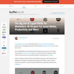 The Big List of Zapier Hacks for Marketers