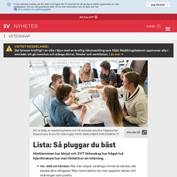 Lista: Så pluggar du bäst