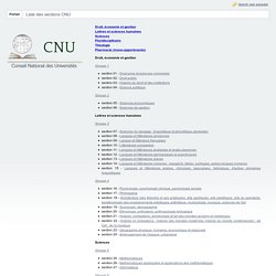 SECTION CNU Qualification de la thèse
