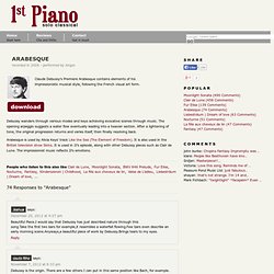 Classical Solo Piano Online » Debussy – Arabesque