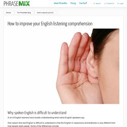 How to improve your English listening comprehension