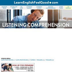 ESL Listening Comprehension Exercises: Movie clips to practice English