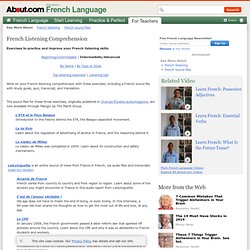 French Listening Comprehension - Exercises to practice and improve your French listening skills