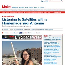 Listening to Satellites with a Homemade Yagi Antenna