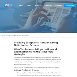 Amazon Listing Optimization Service