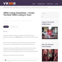 VRBO Listing - Secret Guide To Perfect VRBO Listing
