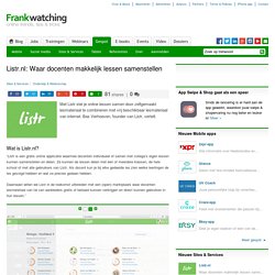 Listr.nl - Frankwatching