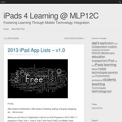 iPads 4 Learning @ Manor Lakes P-12 College