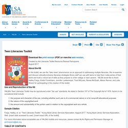 YALSA Teen Literacies Toolkit