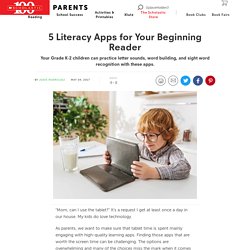 5 Literacy Apps for Your Beginning Reader