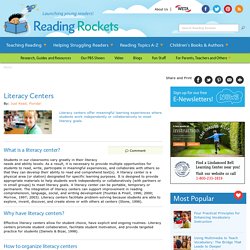 Literacy Centers