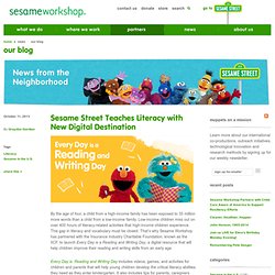 Sesame Street Teaches Literacy with New Digital Destination