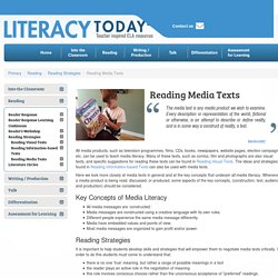 Literacy Today - teacher inspired Elementary ELA resources - Reading Media Texts