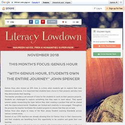Literacy Lowdown- Genius Hour