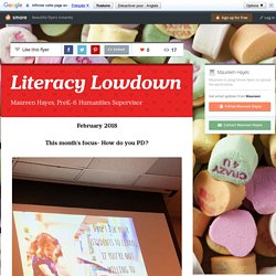 Literacy Lowdown- How Do You PD?
