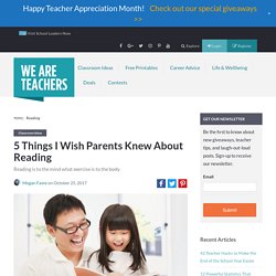Literacy Tips for Parents: What One Teacher Wishes We All Knew