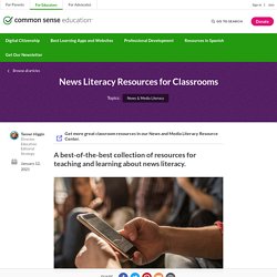 News Literacy Resources for Classrooms