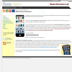 Media Literacy Smartphone