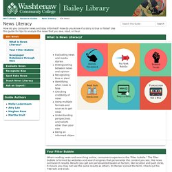 News Literacy - Washtenaw Community College
