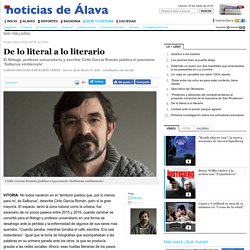 De lo literal a lo literario. Noticias de Alava